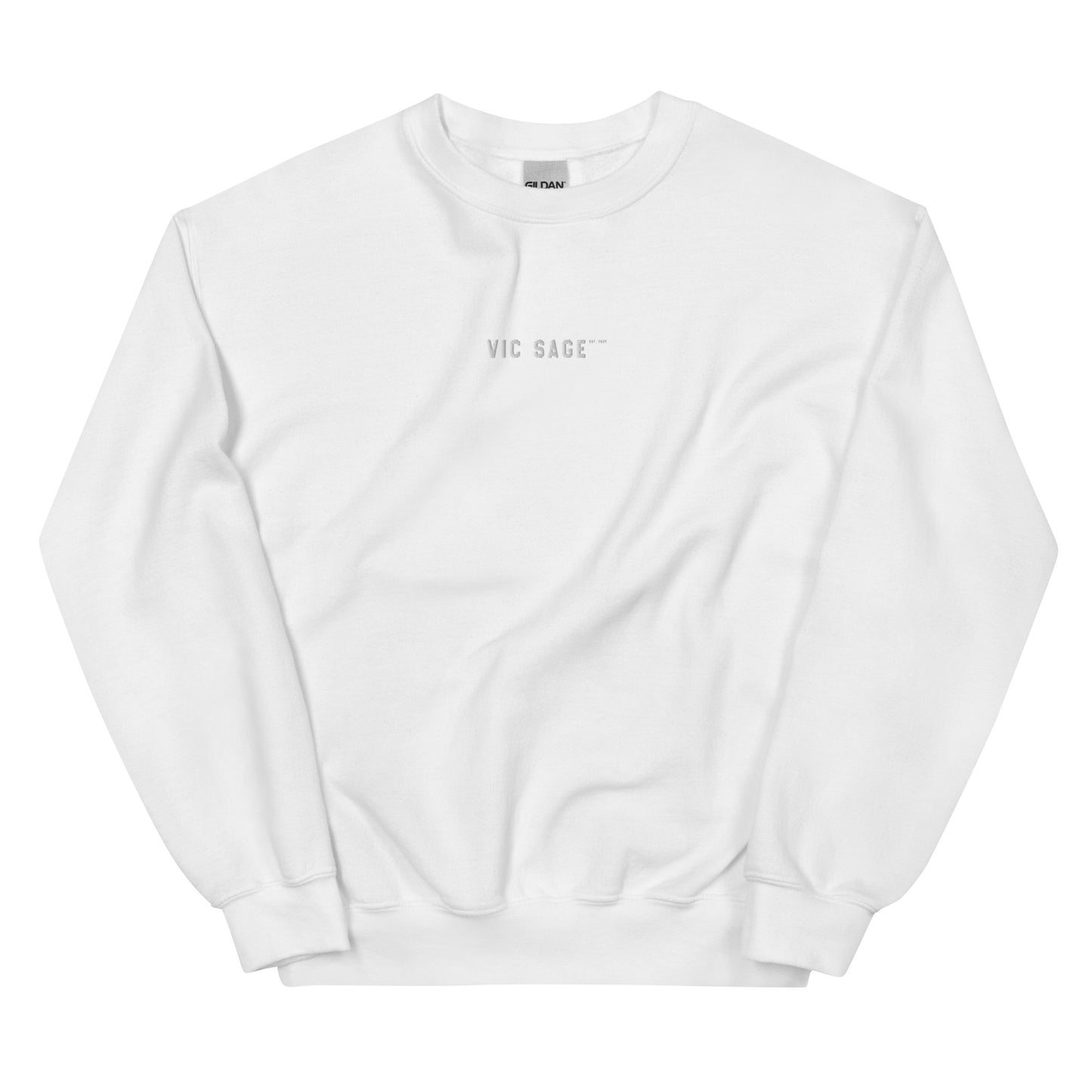 Vic Sage Crew w/ White Embroidery