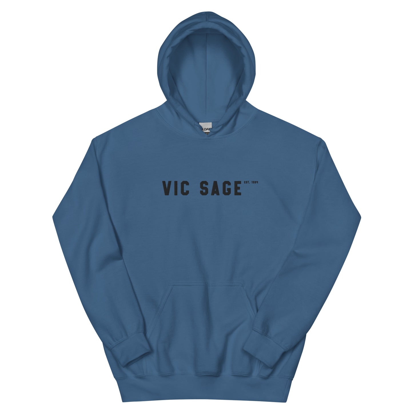 Vic Sage Hoodie w/ Black Embroidery