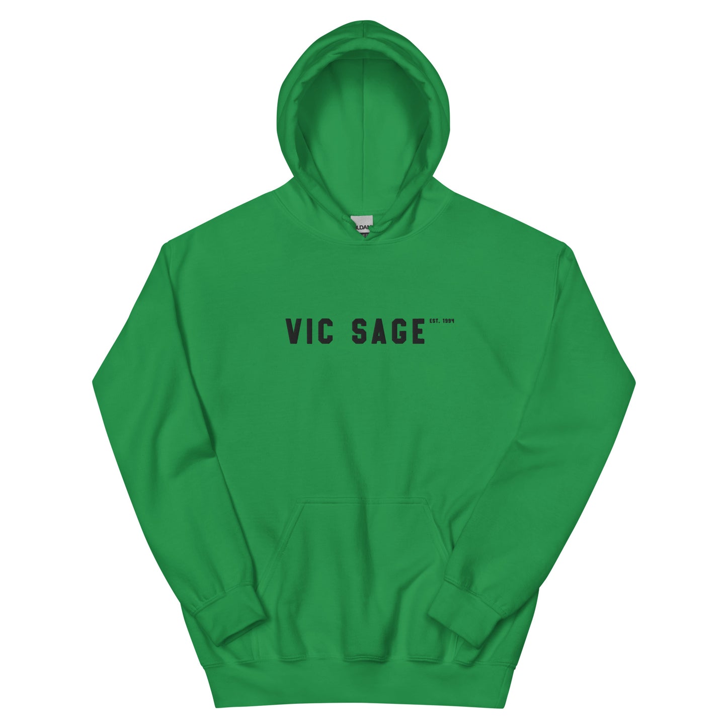 Vic Sage Hoodie w/ Black Embroidery