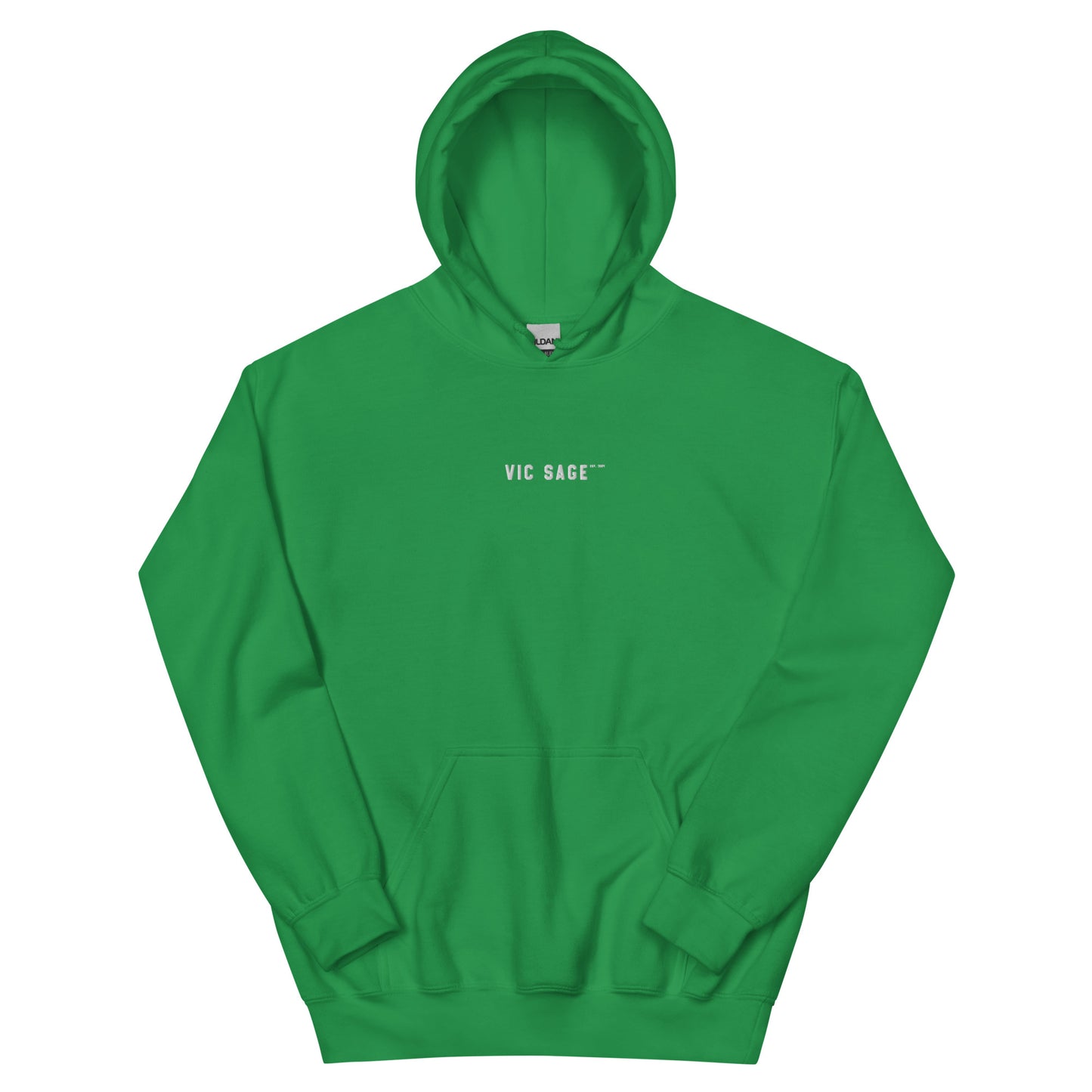Vic Sage Center Logo Hoodie w/ White Embroidery