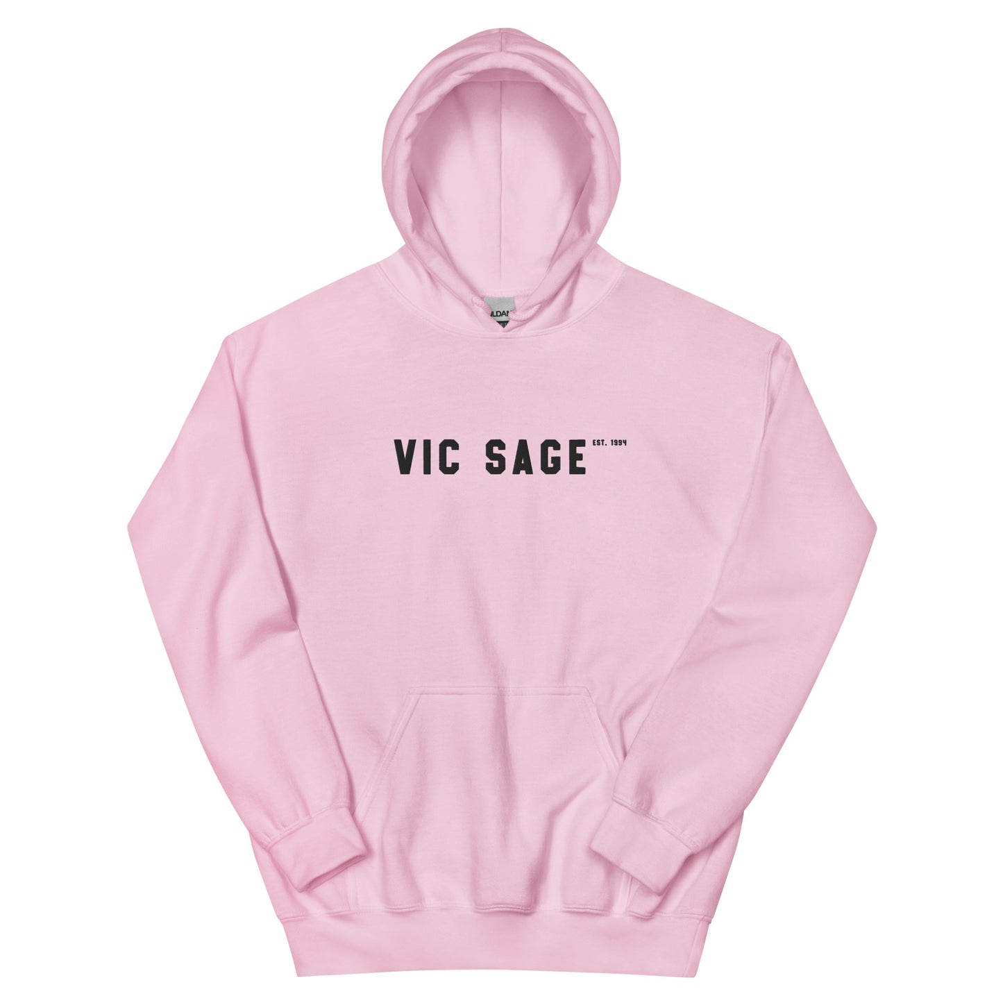 Vic Sage Hoodie w/ Black Embroidery
