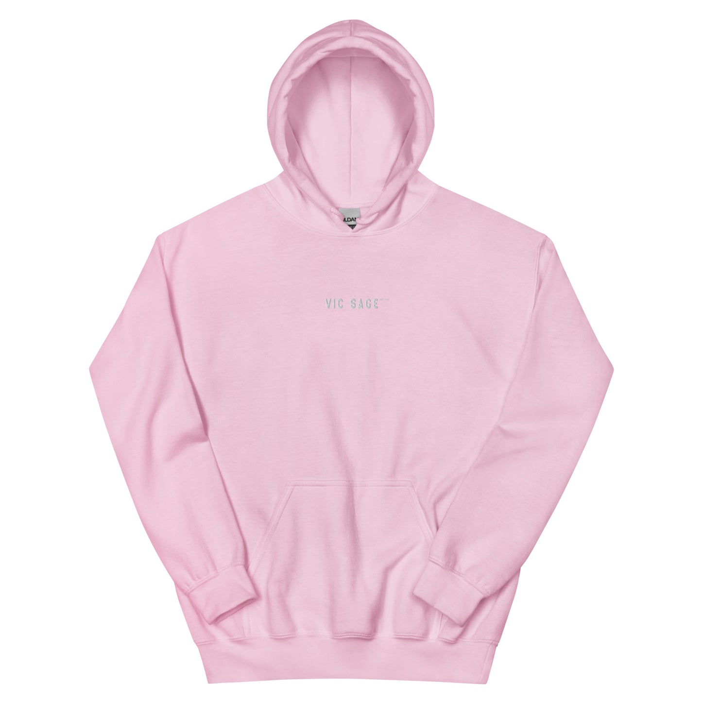 Vic Sage Center Logo Hoodie w/ White Embroidery