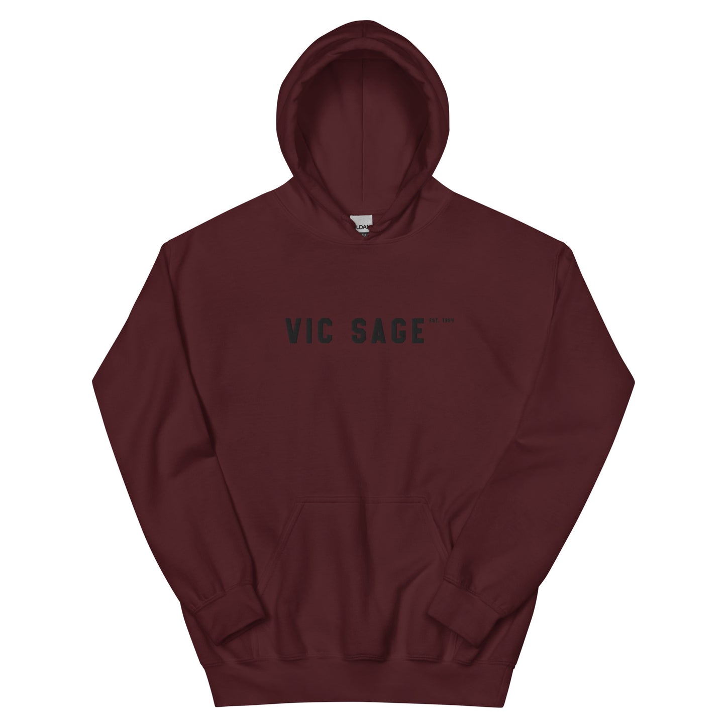 Vic Sage Hoodie w/ Black Embroidery