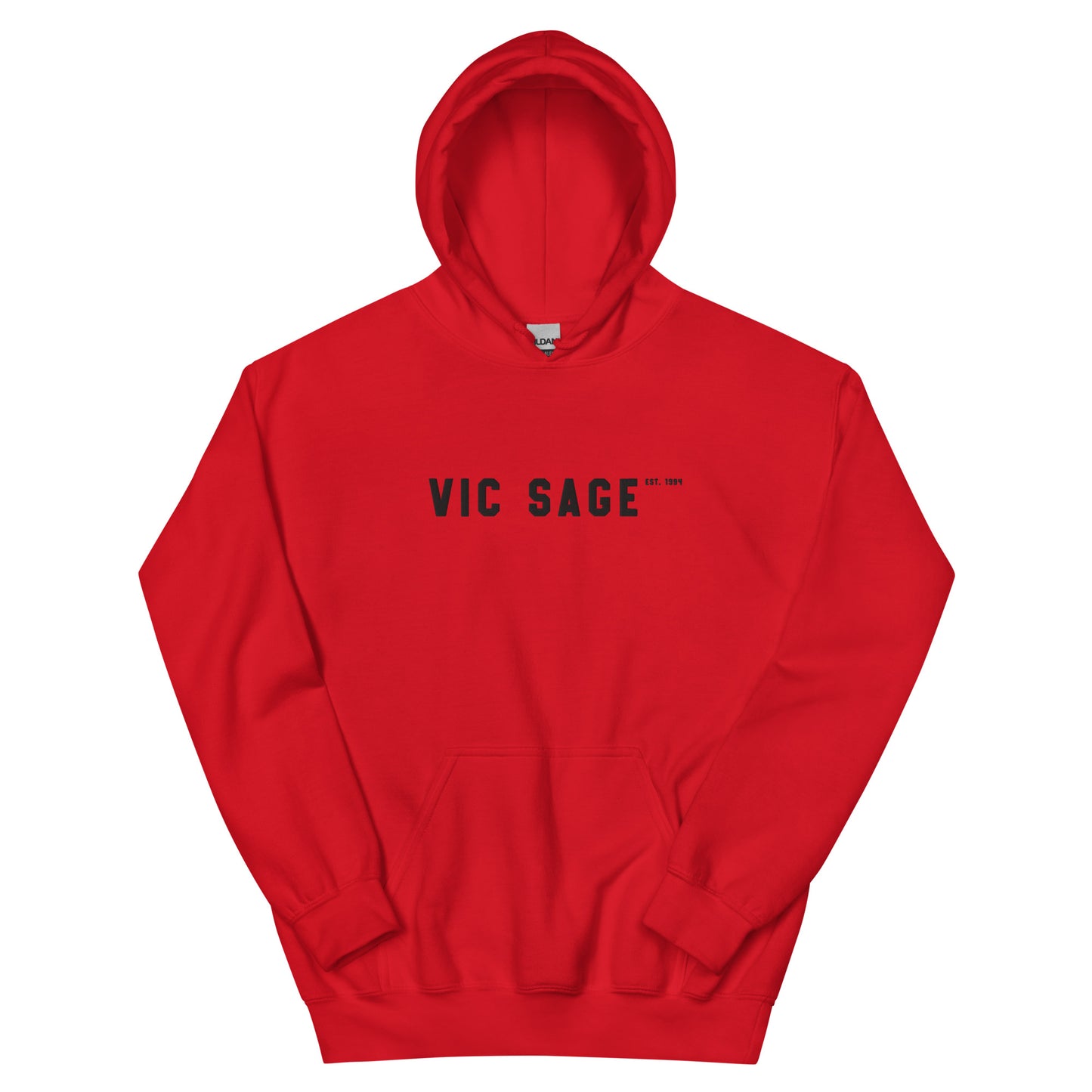 Vic Sage Hoodie w/ Black Embroidery