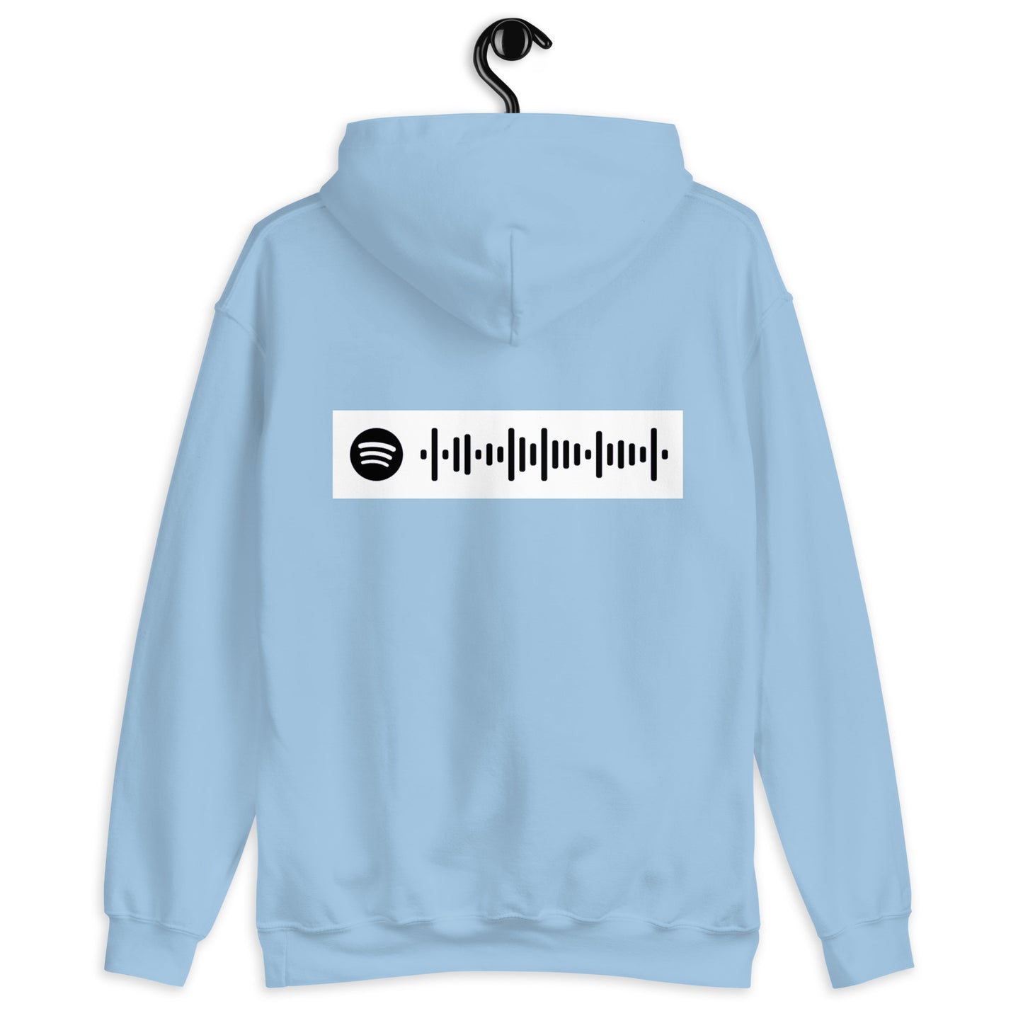 Vic Sage Signature Spotify QR Hoodie w/ Black Embroidery