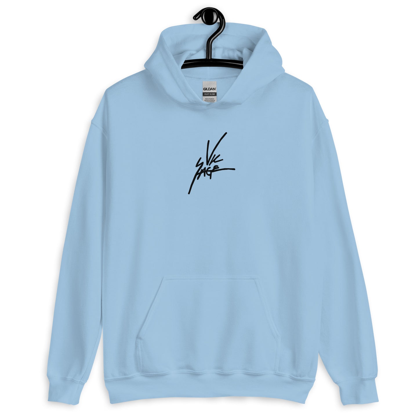 Vic Sage Signature Spotify QR Hoodie w/ Black Embroidery