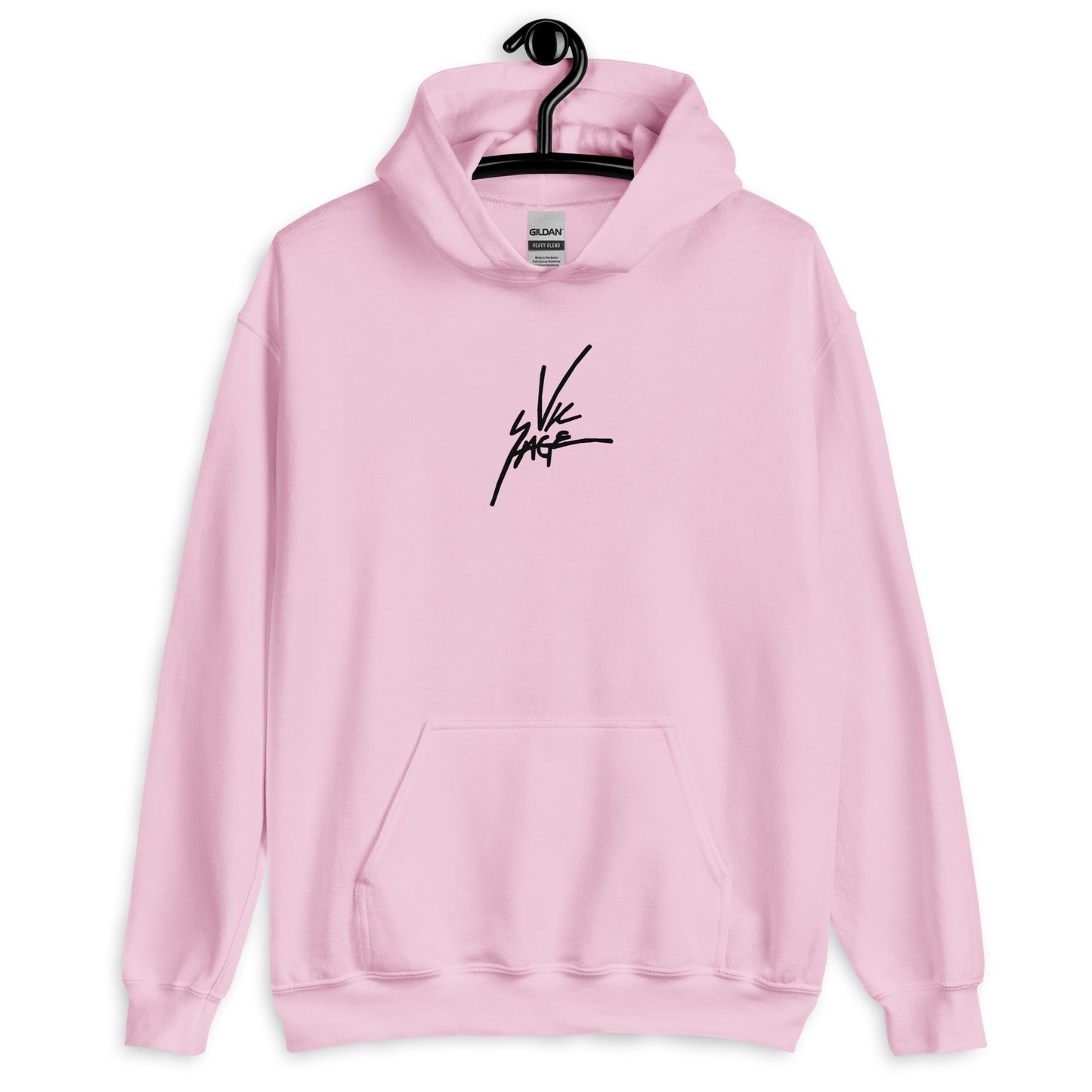 Vic Sage Signature Spotify QR Hoodie w/ Black Embroidery