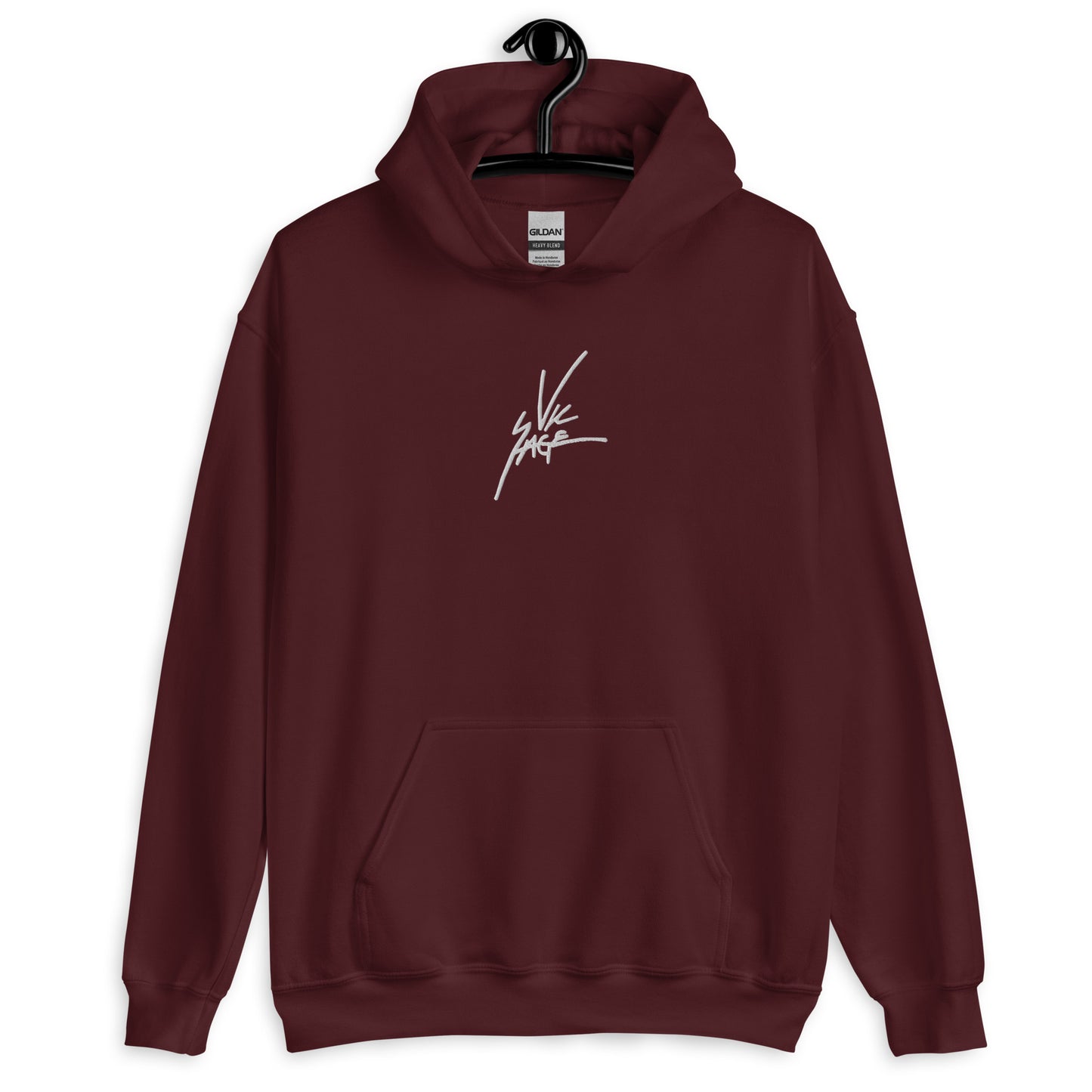 Vic Sage Signature Spotify QR Hoodie w/ White Embroidery