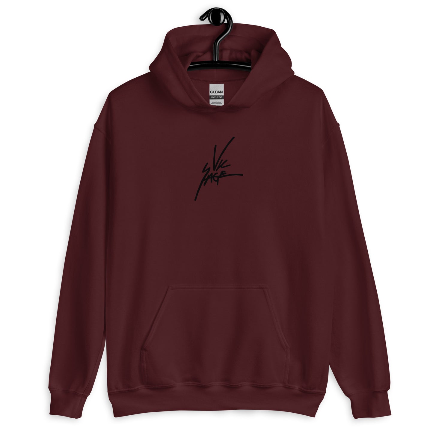 Vic Sage Signature Spotify QR Hoodie w/ Black Embroidery