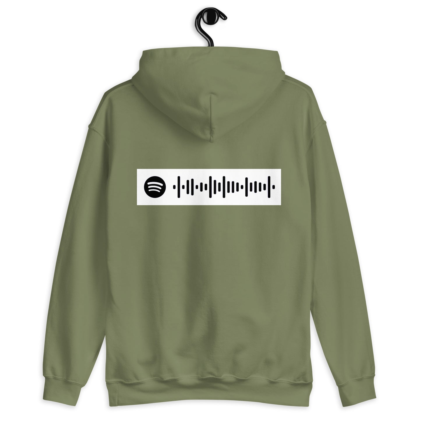 Vic Sage Signature Spotify QR Hoodie w/ Black Embroidery