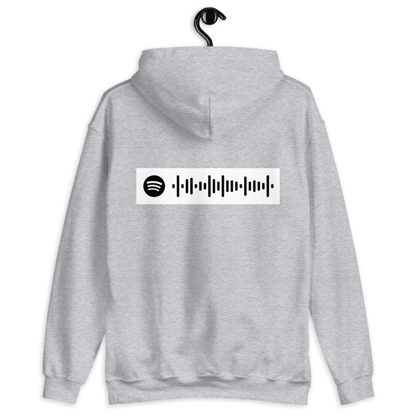 Vic Sage Signature Spotify QR Hoodie w/ Black Embroidery