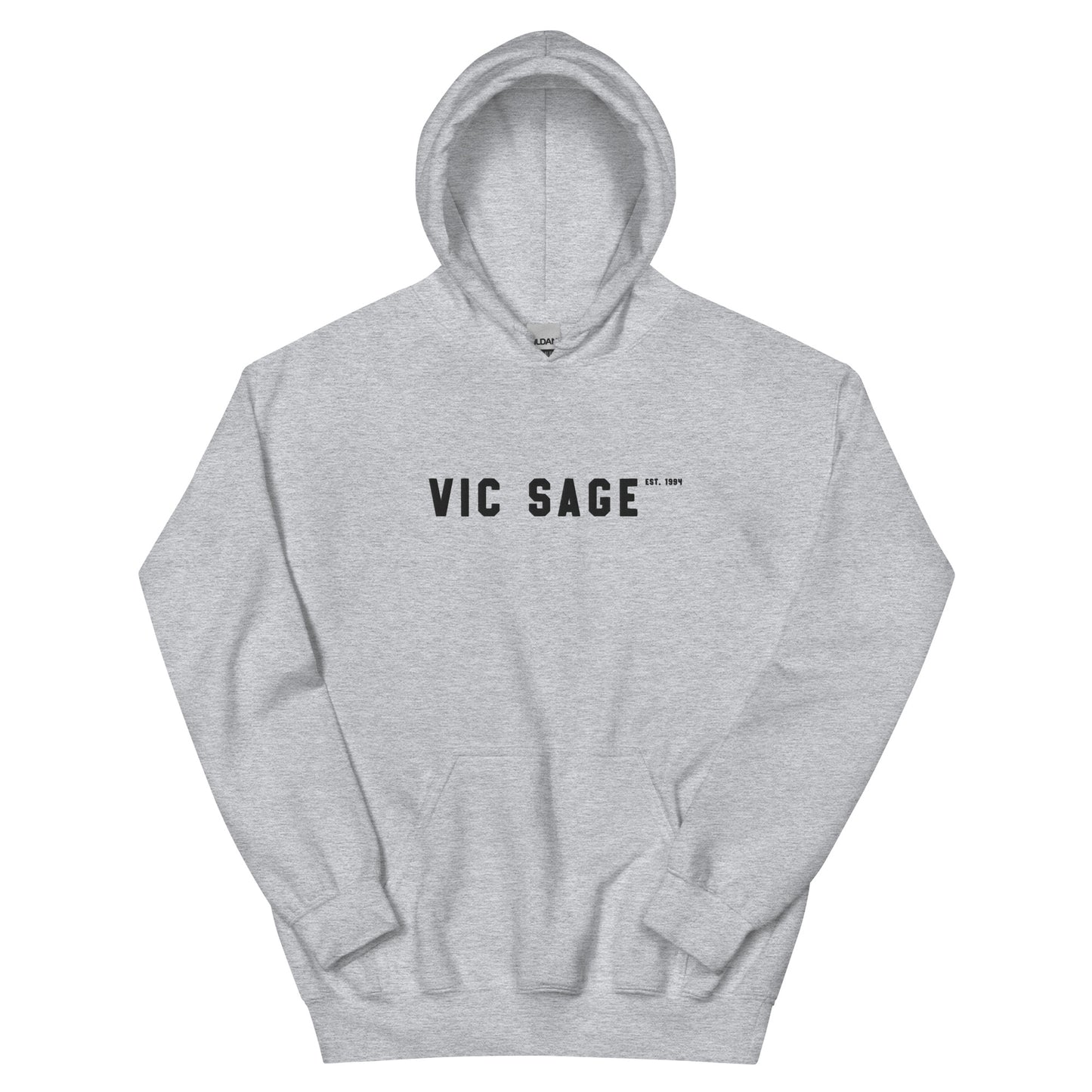 Vic Sage Hoodie w/ Black Embroidery